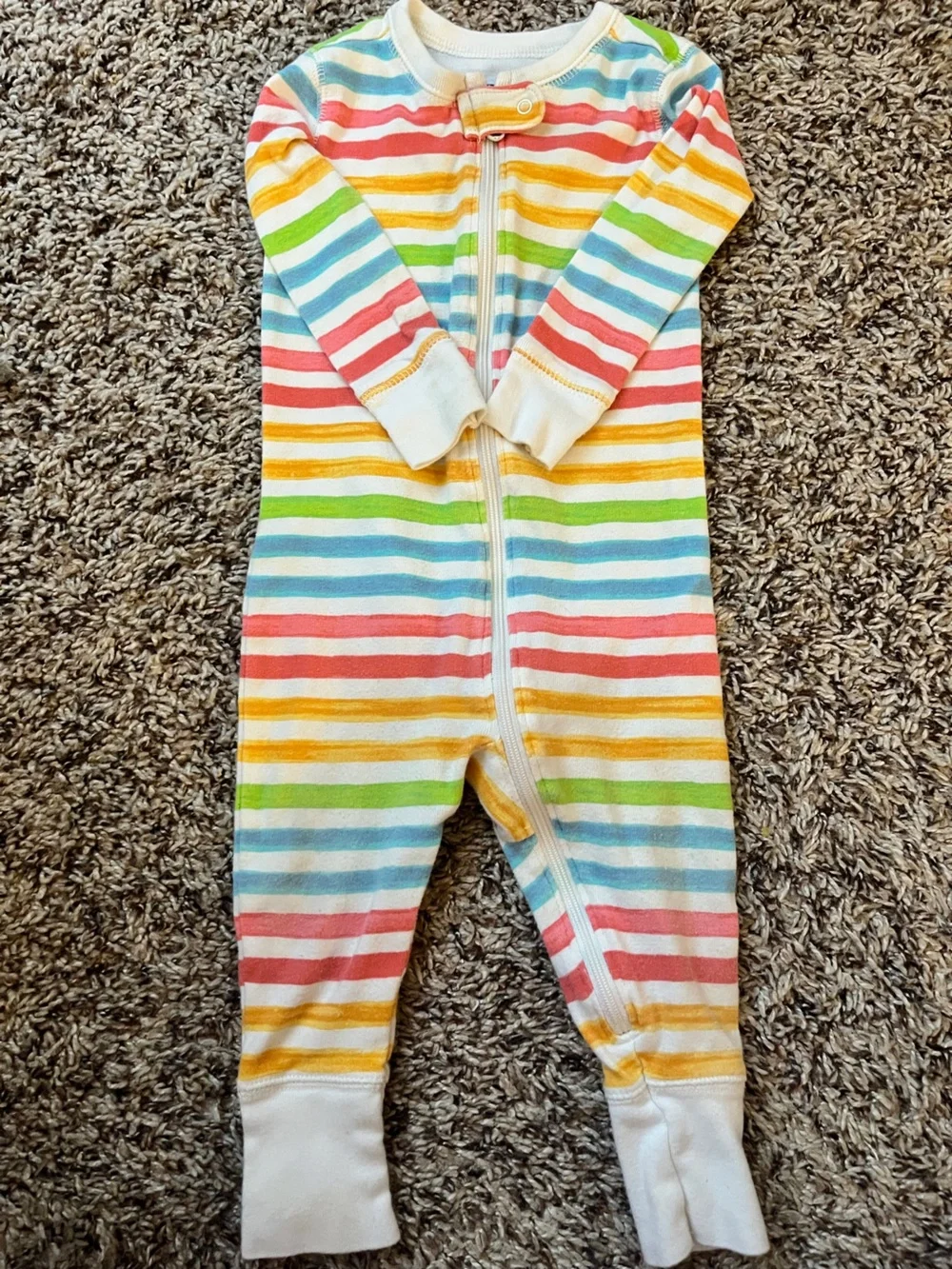 Old Navy Rainbow Stripe Sleeper 12-18 months